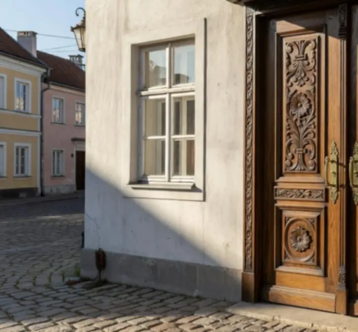 Restauracja drewnianych drzwi wejściowych do domu